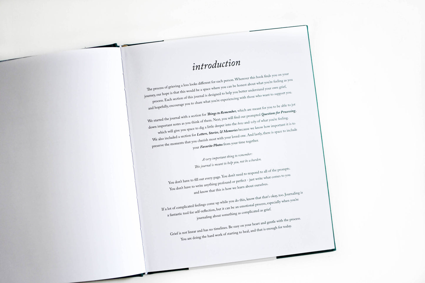 Grief Journal - Teal | Sympathy Gift | Loss of Child Journal: Sand