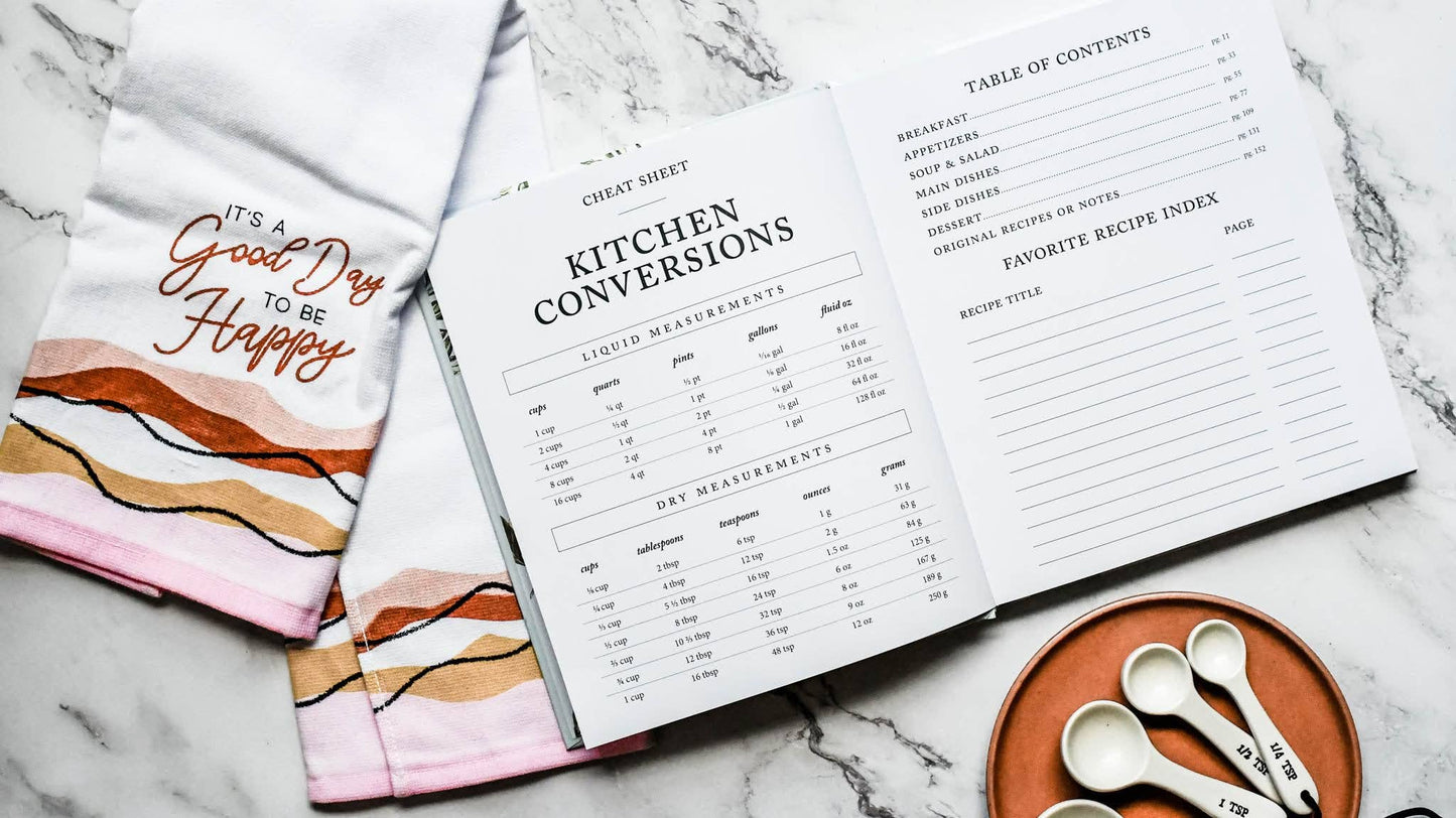Family Recipe Book & Keepsake Journal | Blank Cookbook