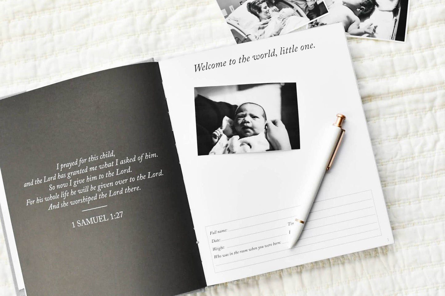 Dear Son Childhood Keepsake Book | Gift for Mom or Spouse: Cream