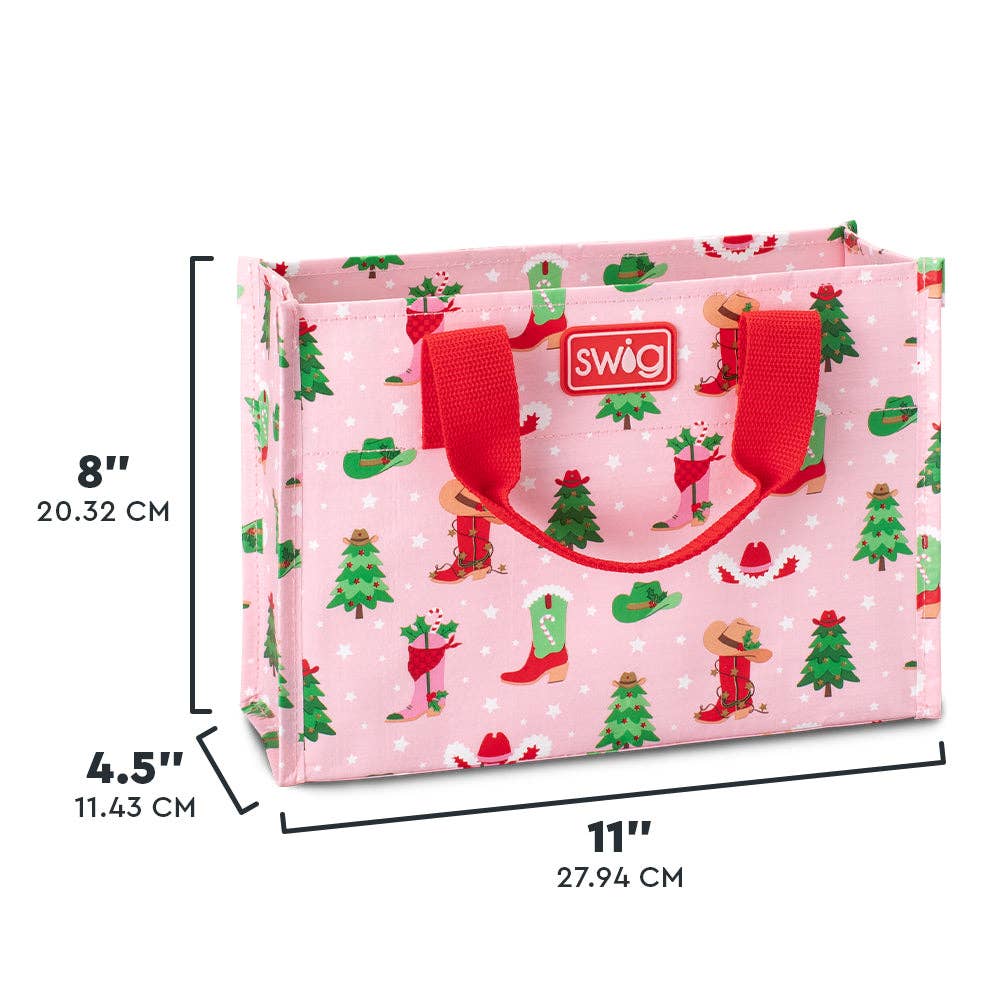 Howdy Holidays Reusable Bag (Small)