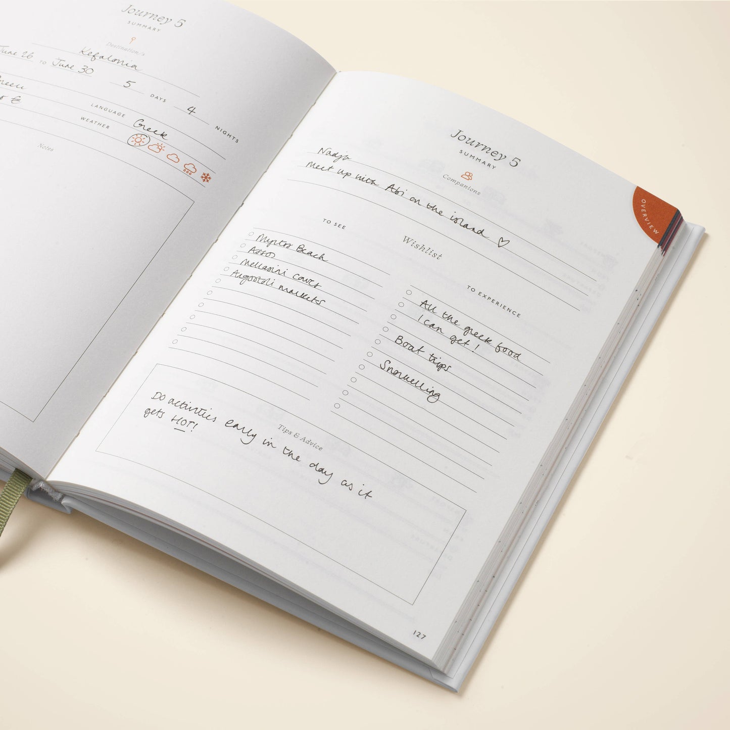 Coral Reef A5 Hardcover Guided Travel Journal