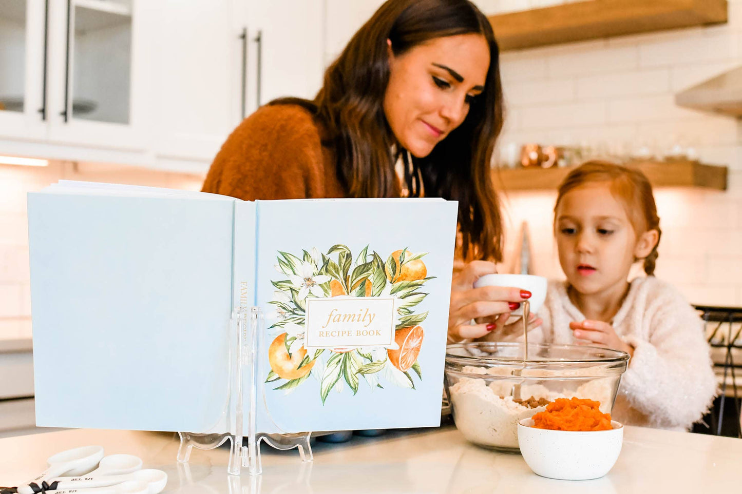 Family Recipe Book & Keepsake Journal | Blank Cookbook