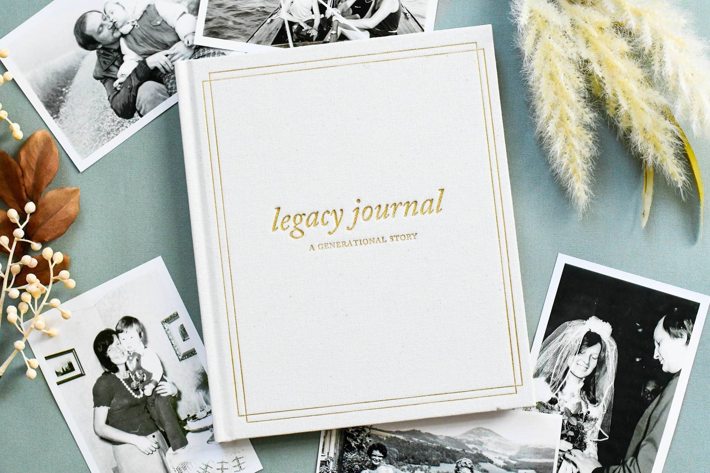 Legacy Journal: A Family Keepsake Book | Gift For Dad or Mom: Charcoal