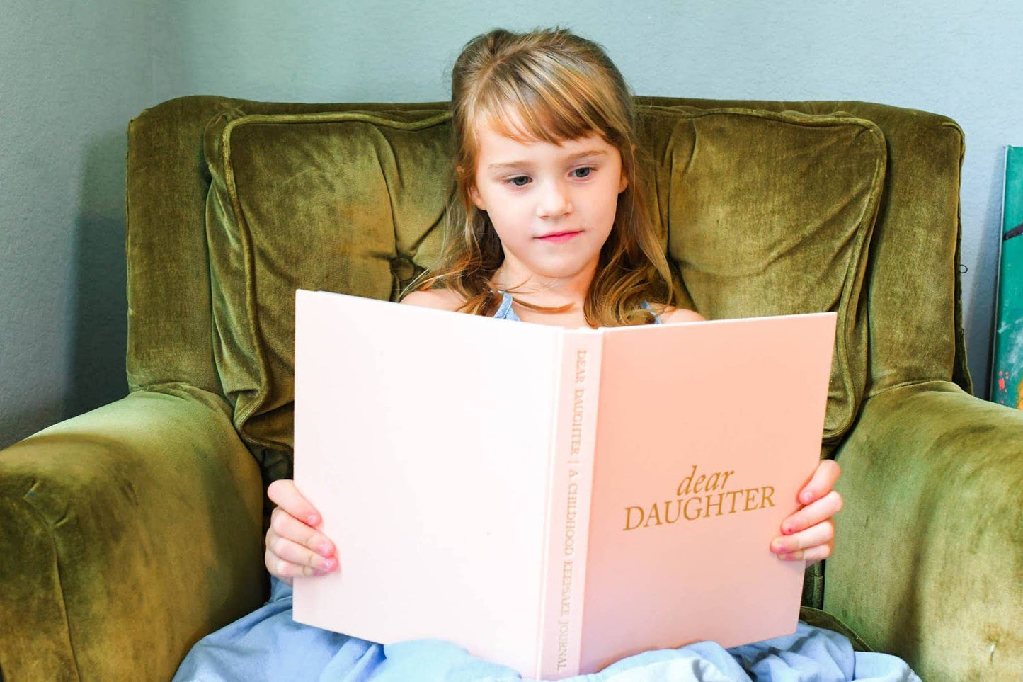 Dear Daughter Childhood Keepsake Book | Christmas Gift: Cream