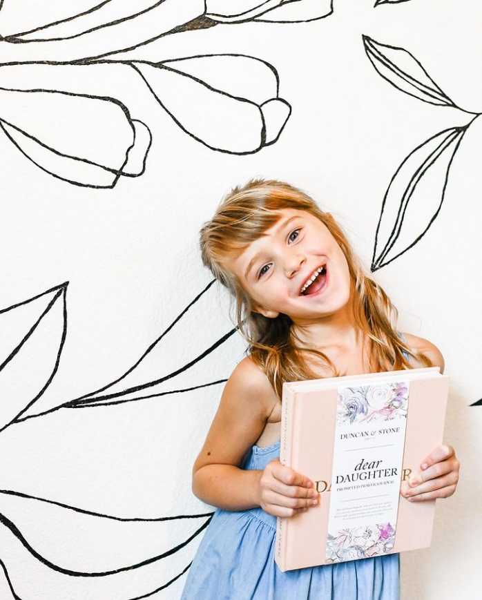 Dear Daughter Childhood Keepsake Book | Christmas Gift: Cream