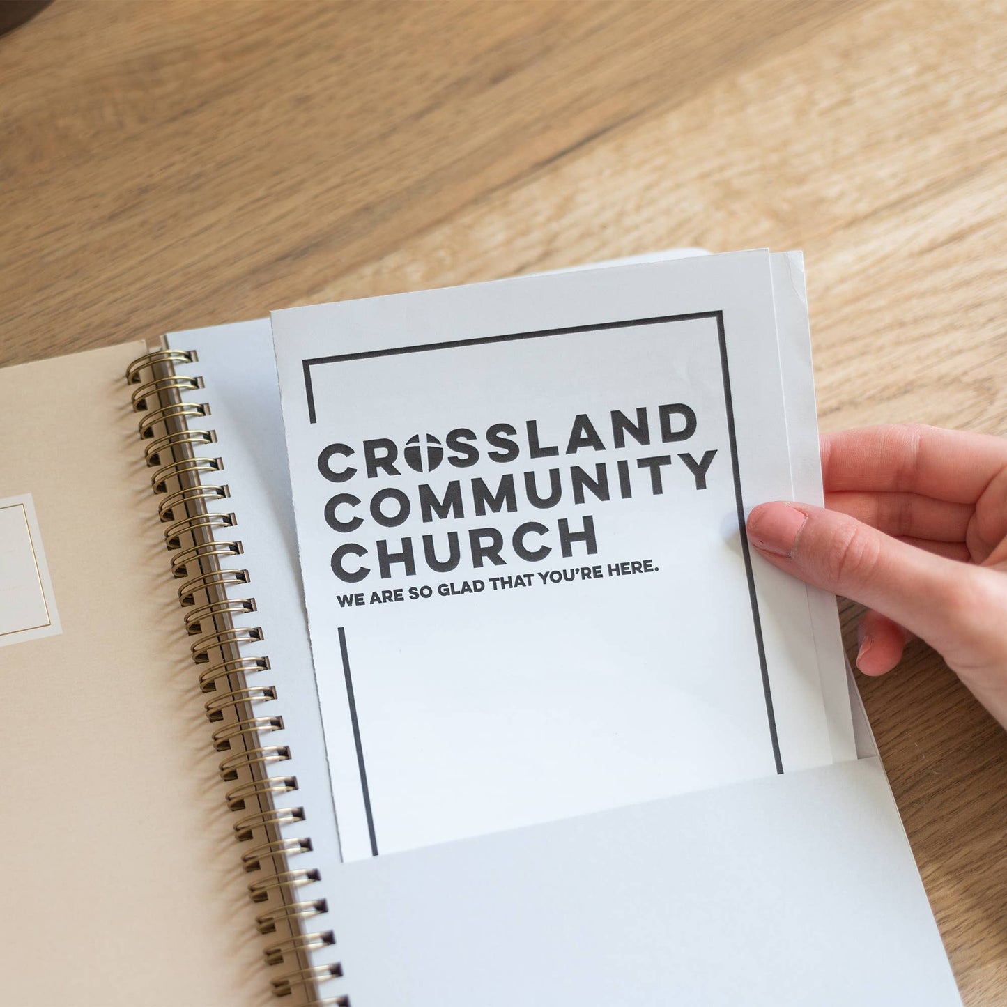 Church Notes Notebook - Kraft