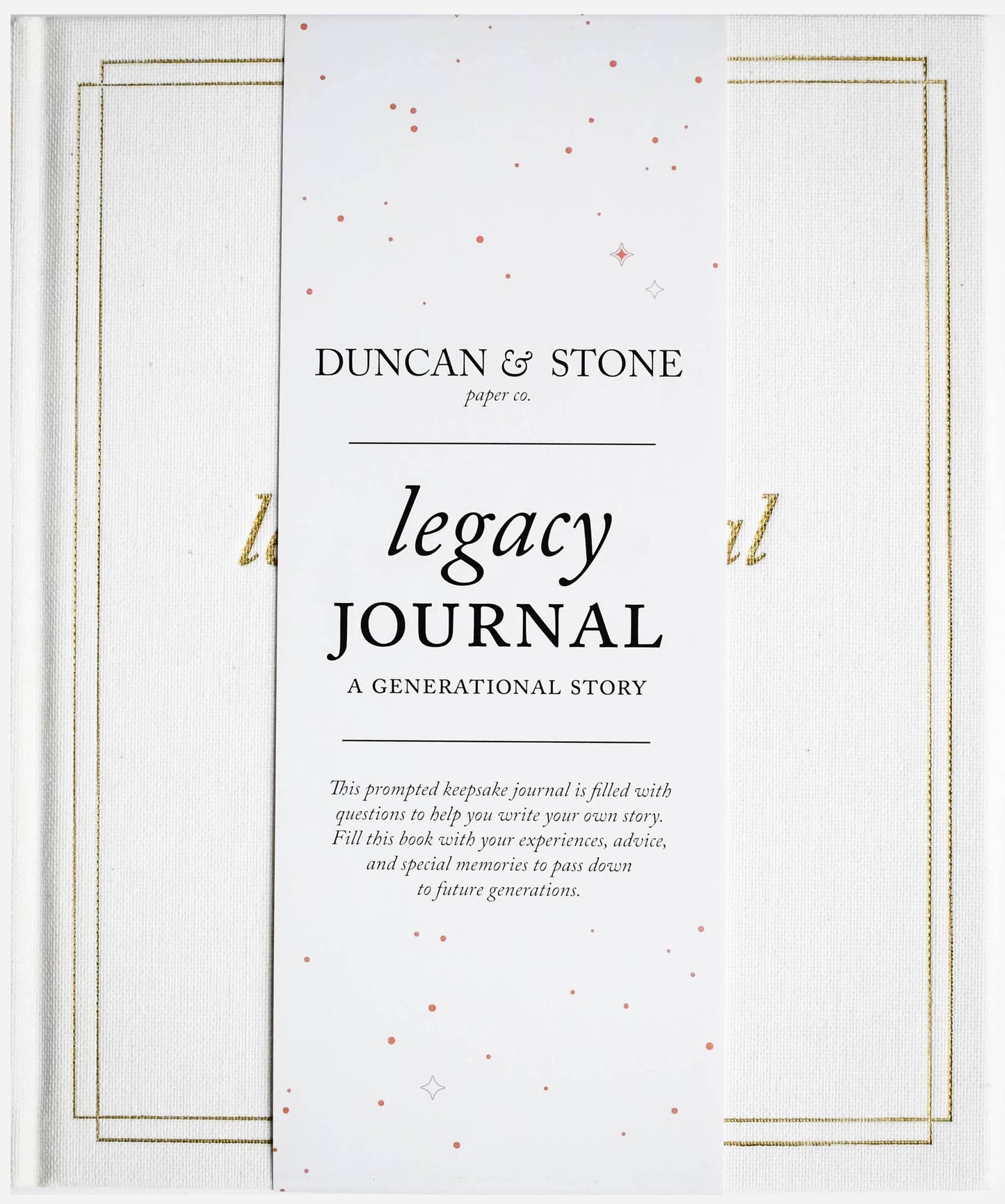 Legacy Journal: A Family Keepsake Book | Gift For Dad or Mom: Charcoal