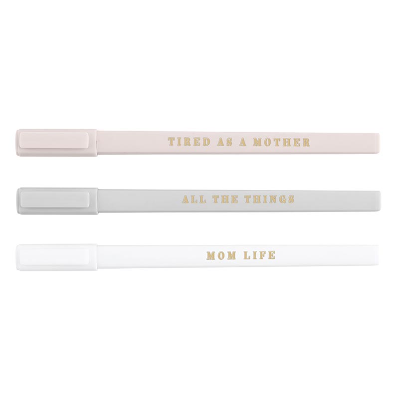 Soft Touch Pen Set - Mom