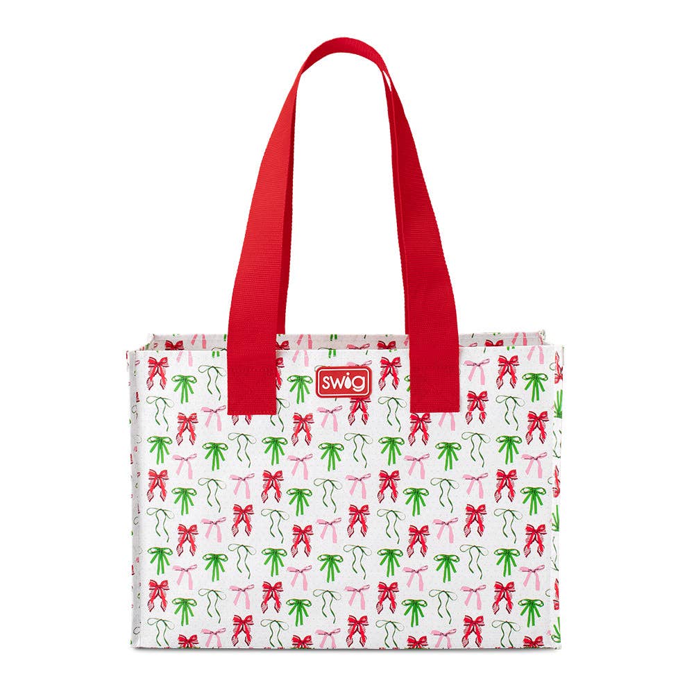 Ribbons and Bows Reusable Bag (Large)