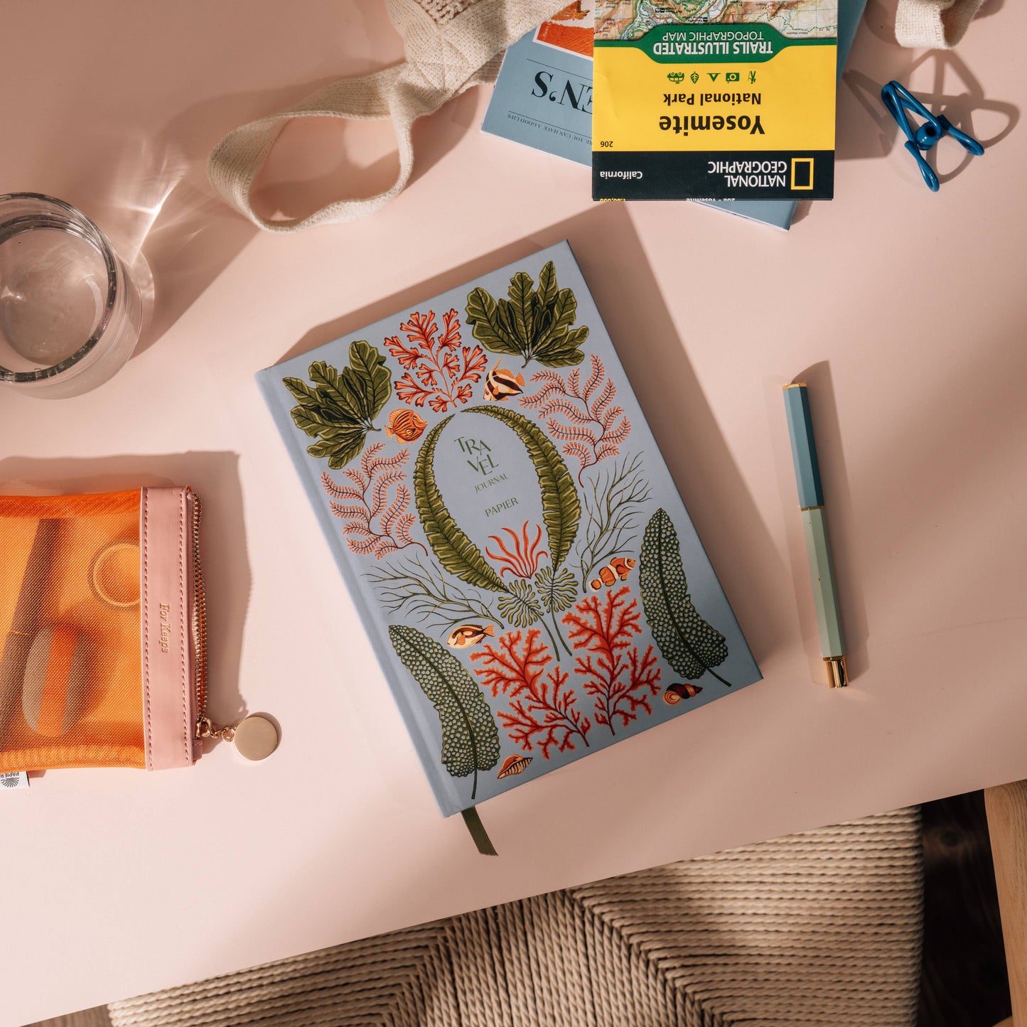 Coral Reef A5 Hardcover Guided Travel Journal