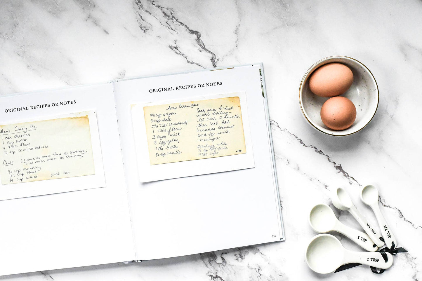 Family Recipe Book & Keepsake Journal | Blank Cookbook