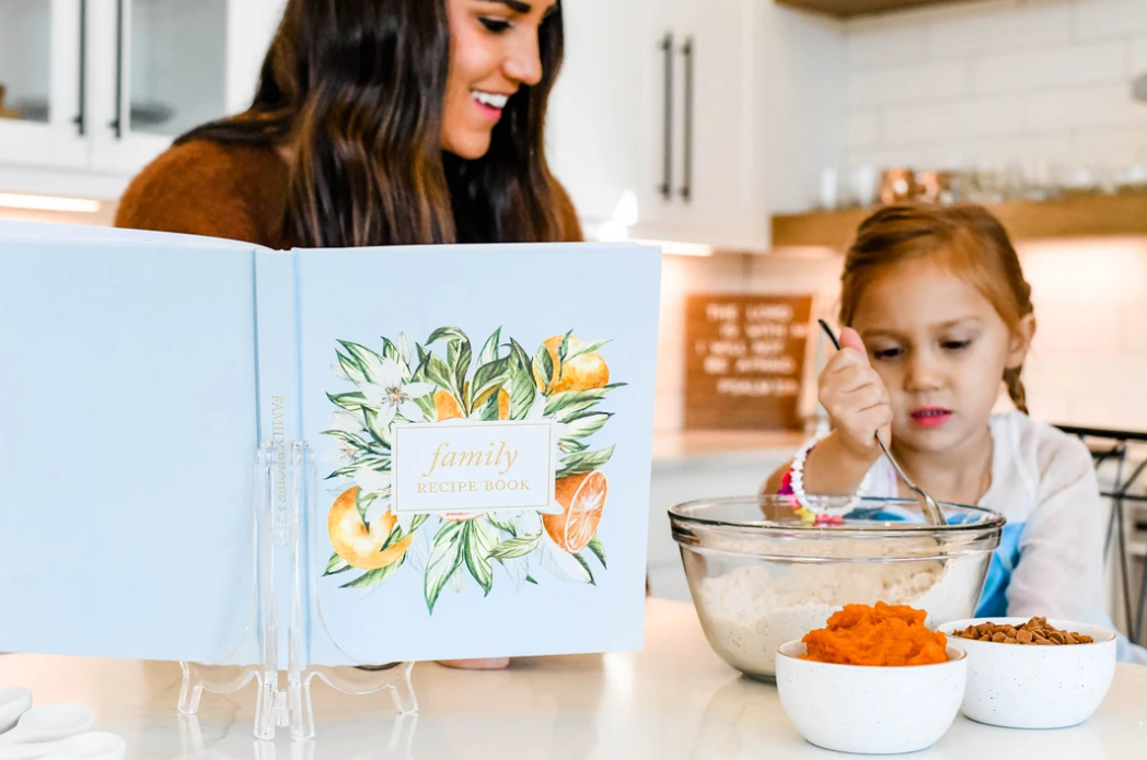 Family Recipe Book & Keepsake Journal | Blank Cookbook
