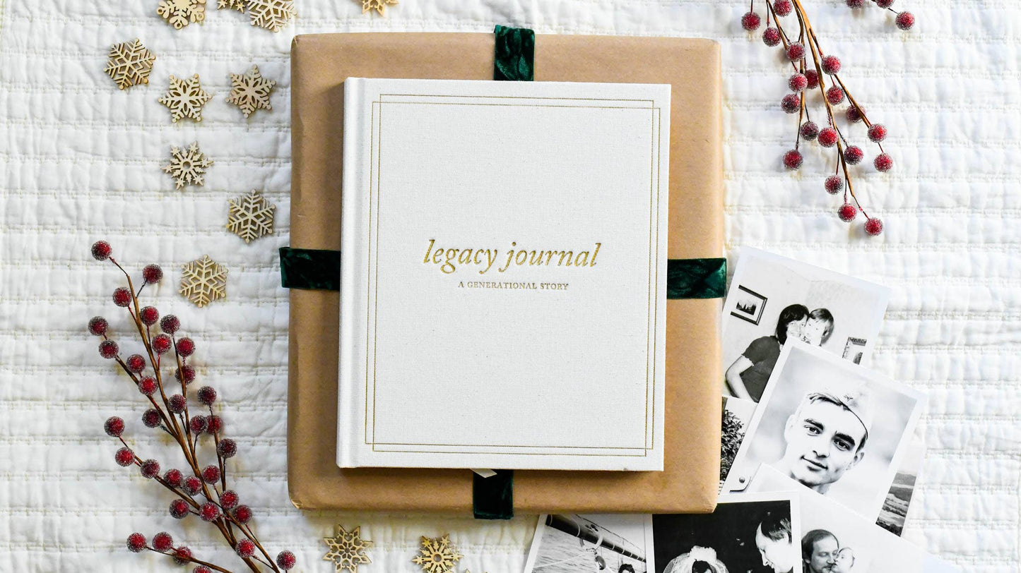 Legacy Journal: A Family Keepsake Book | Gift For Dad or Mom: Charcoal