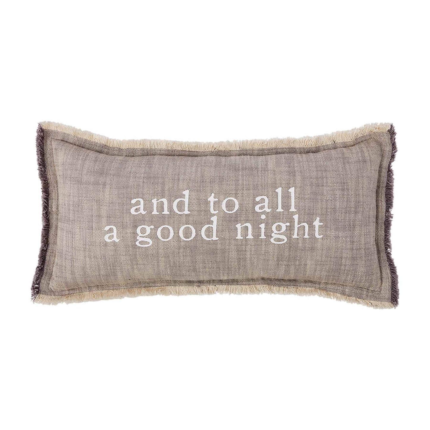 TO ALL A GOOD NIGHT PILLOW