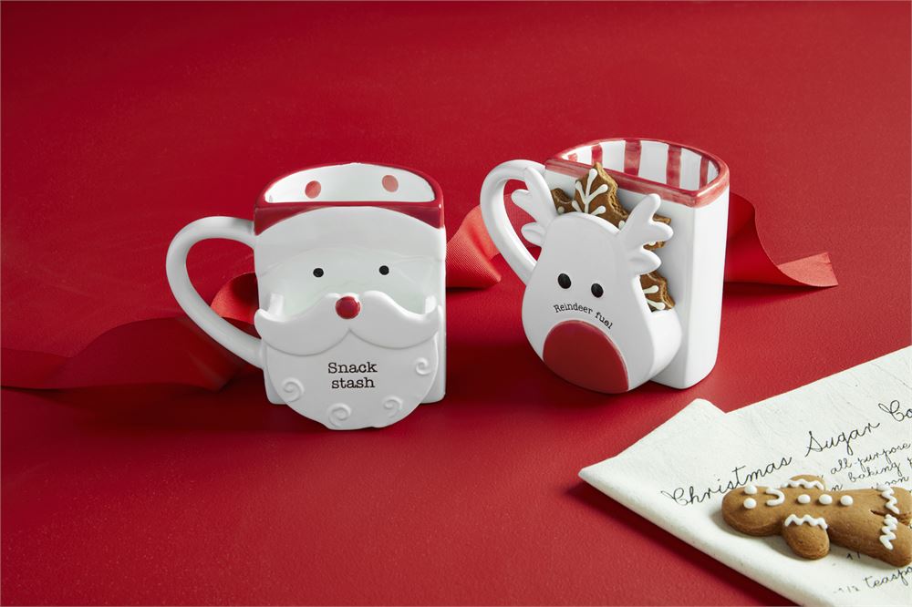 REINDEER COOKIE POCKET MUG