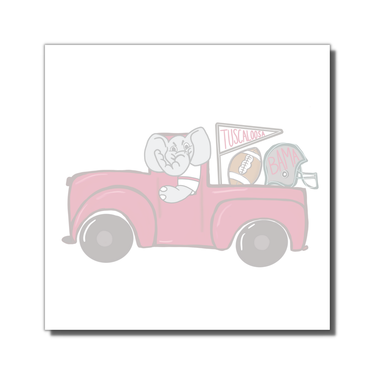 Crimson Elephant College Themed Notepad