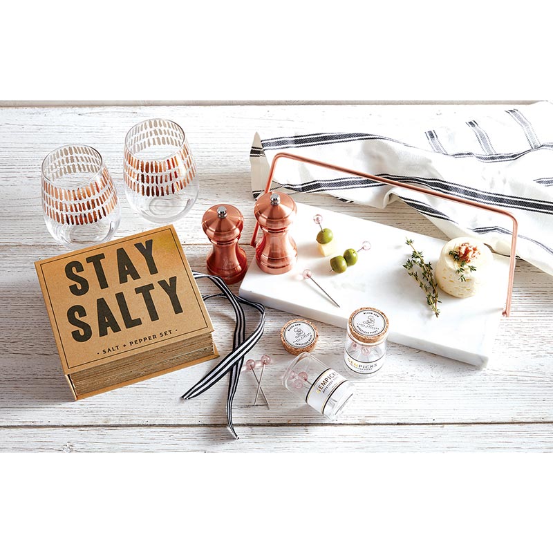Cardboard Book Set - Salt + Pepper Mill