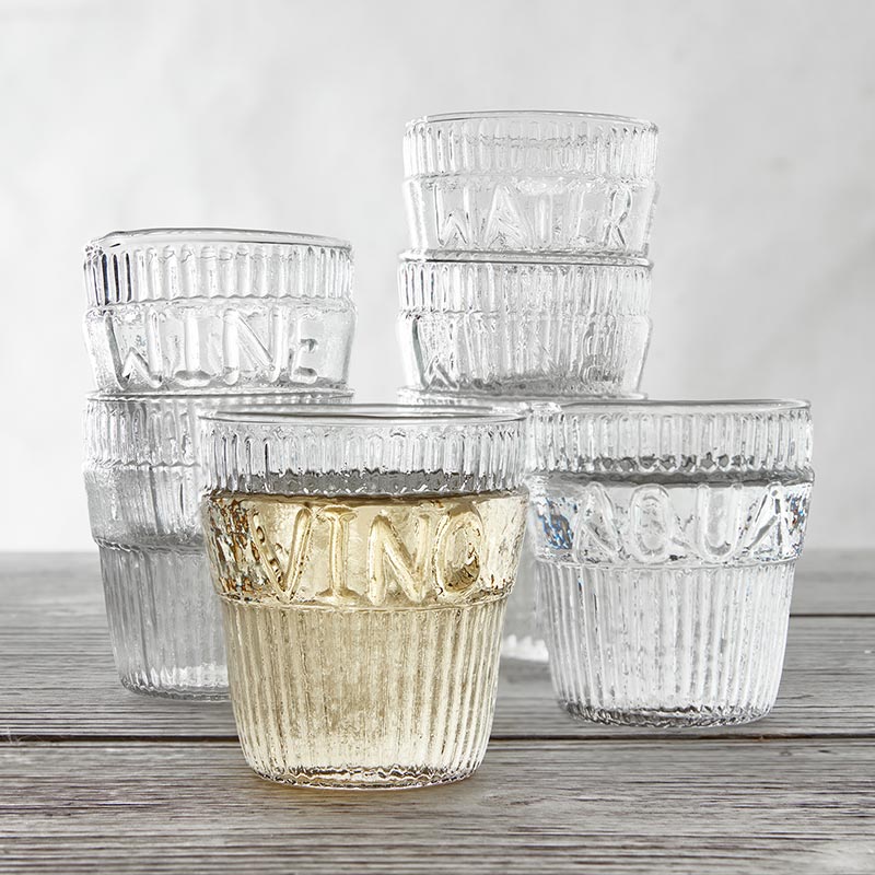 Aqua/Water Table Glass - Set of 2