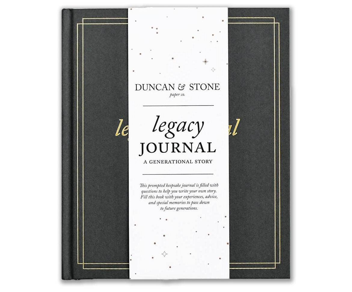 Legacy Journal: A Family Keepsake Book | Gift For Dad or Mom: Charcoal