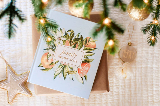 Family Recipe Book & Keepsake Journal | Blank Cookbook