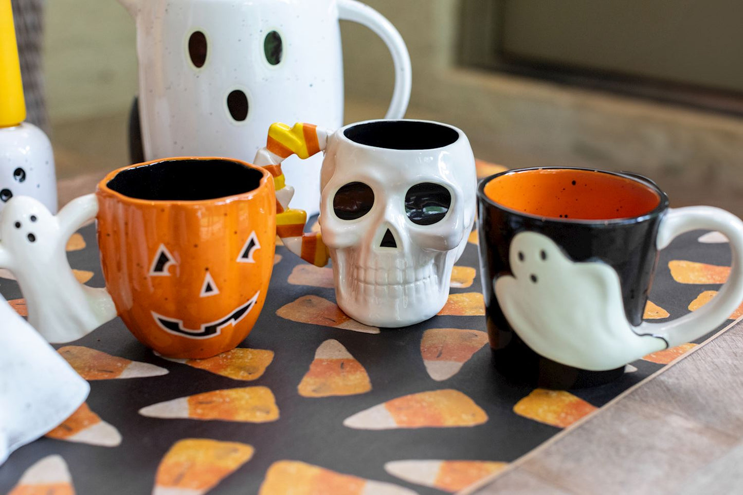 Pumpkin Ghost Mug