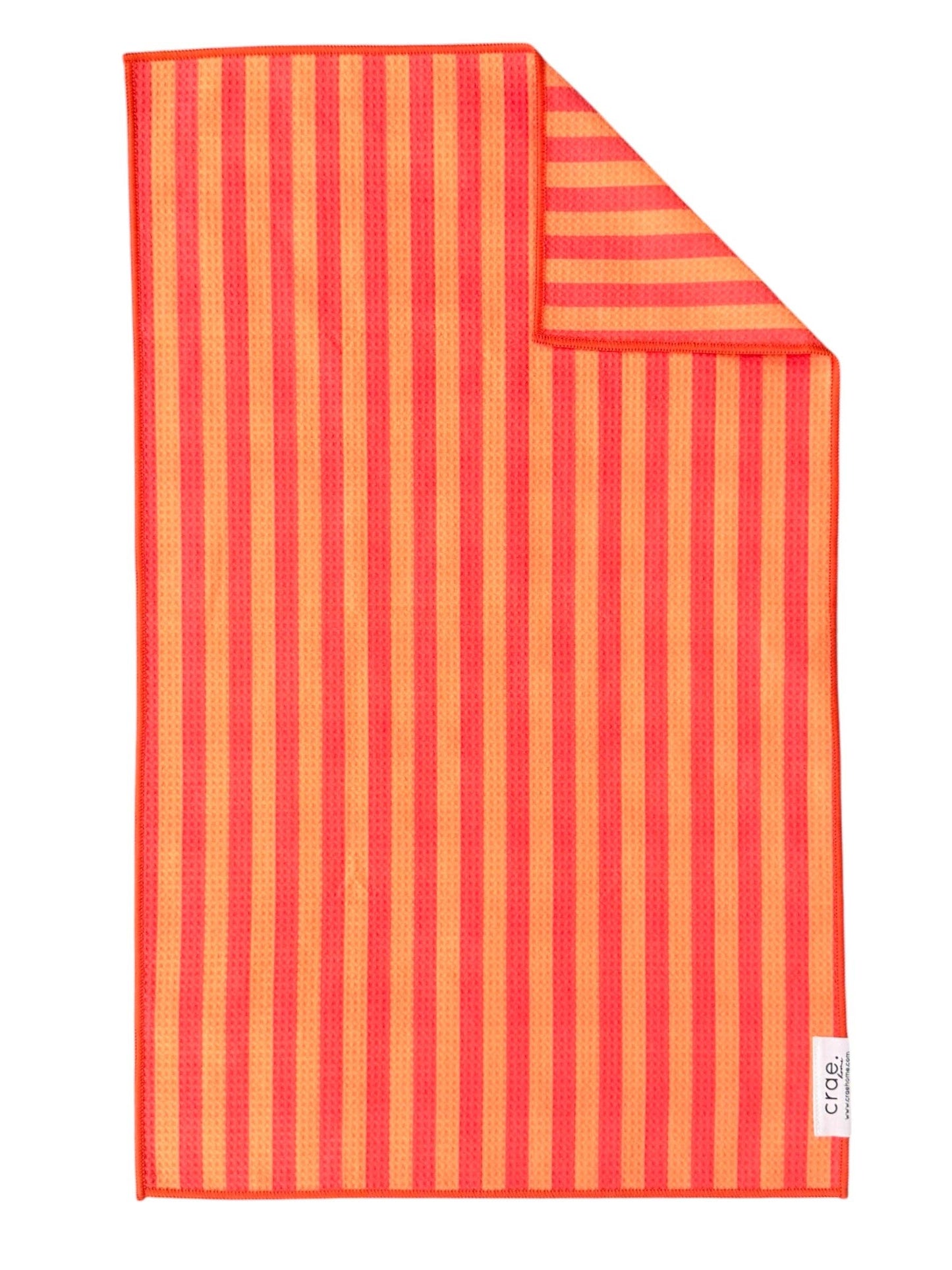 Michael: Double-Sided Hand Towel: Orange / 17x27 in / Hand Towel
