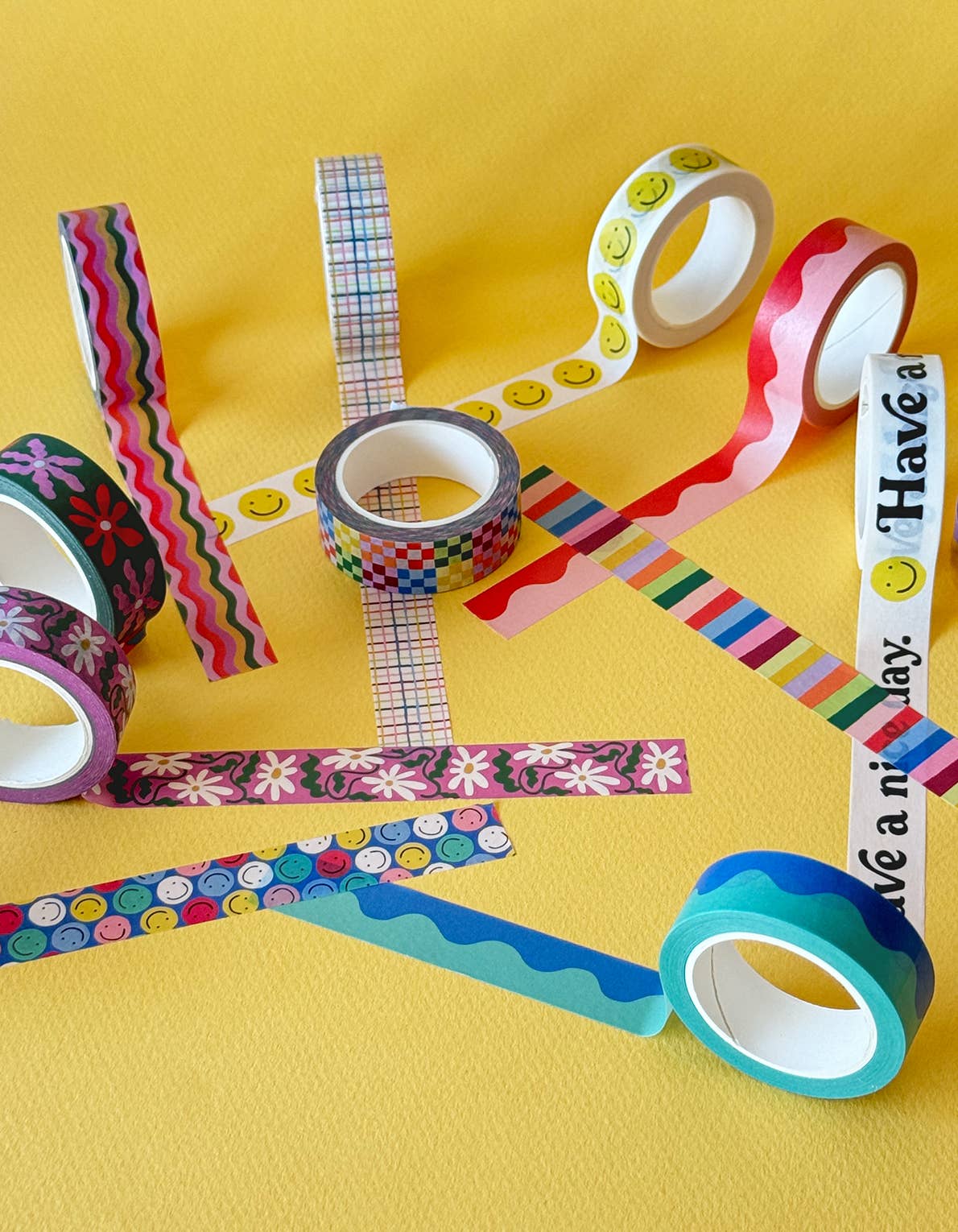 Squiggle Washi Tape, Set of 3