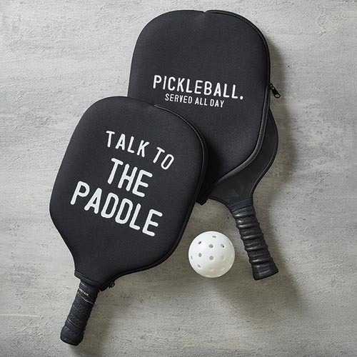 Pickleball Paddle Cover - Talk to the Paddle