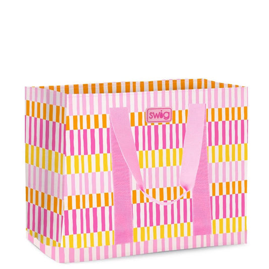Sherbet Stripe Jumbo Tote Bag