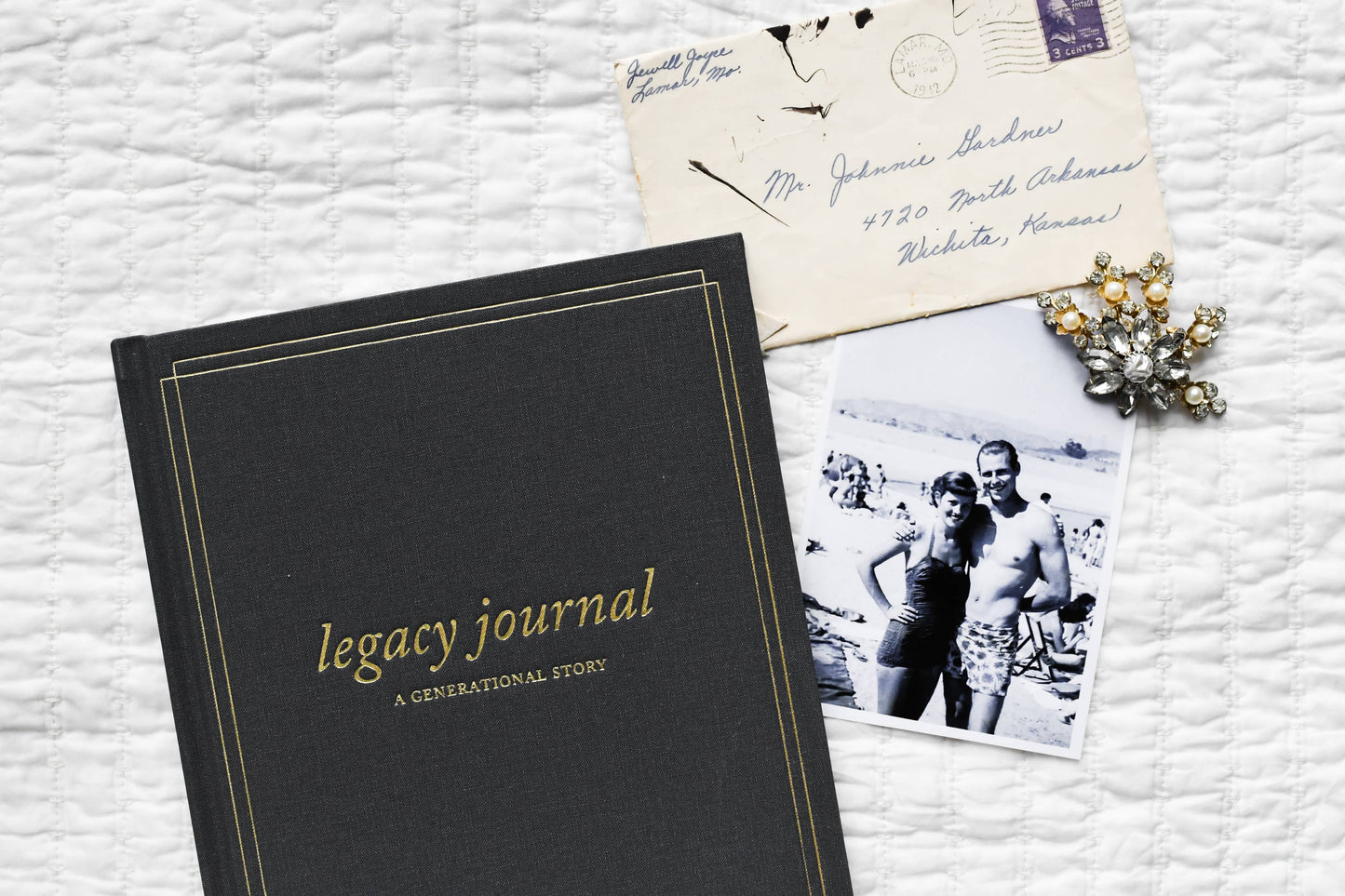 Legacy Journal: A Family Keepsake Book | Gift For Dad or Mom: Charcoal