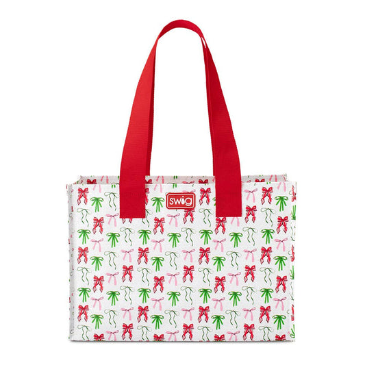 Ribbons and Bows Reusable Bag (Large)