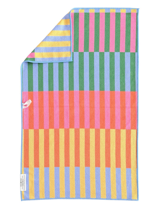 Good Vibes Only: Double-Sided Hand Towel: Multicolor / Hand Towel (17 in x 27 in)
