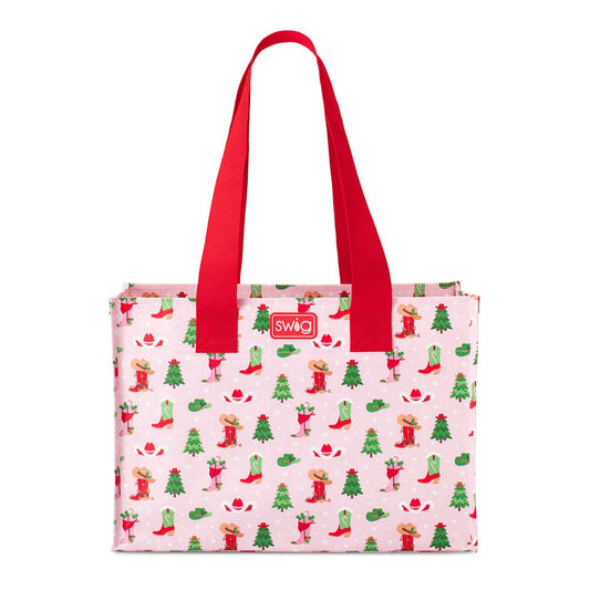 Howdy Holidays Reusable Bag (Large)