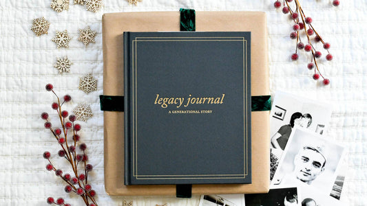 Legacy Journal: A Family Keepsake Book | Gift For Dad or Mom: Charcoal