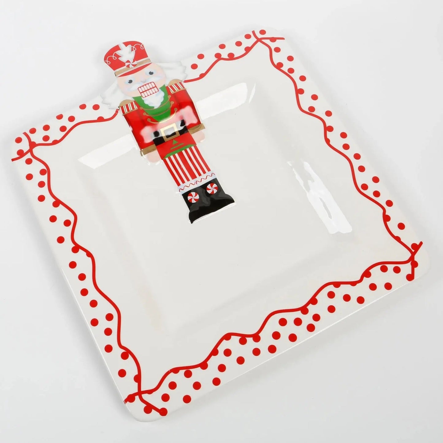 The Nutty Cracker SMALL Platter With Gold Decal