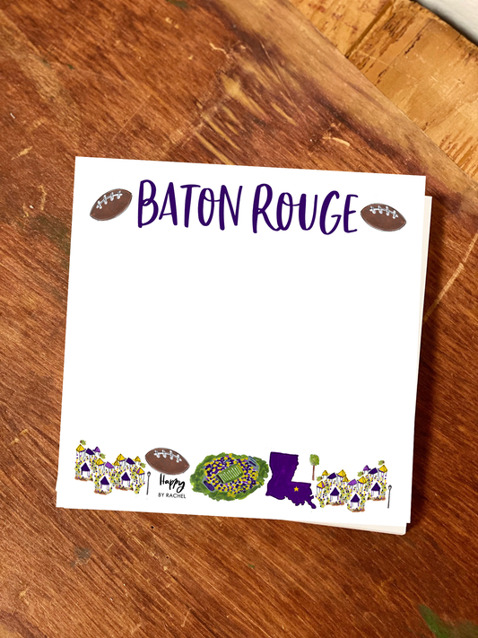 Baton Rouge Chunky Notepad-Stationery Writing Pad-100 Pages