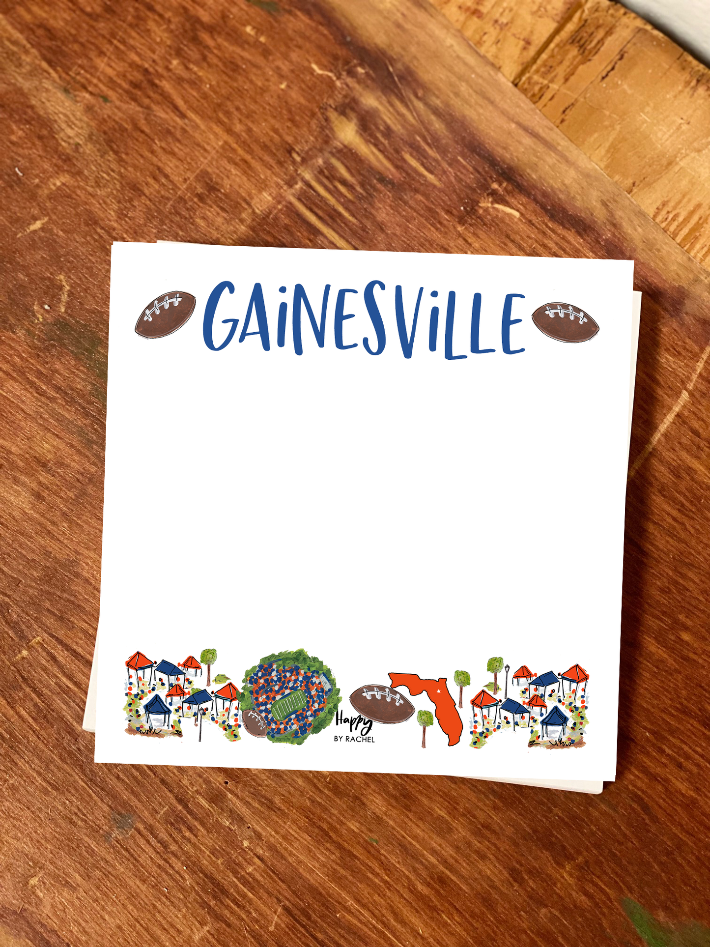 Gainesville Chunky Notepad-Stationery Writing Pad-100 Pages