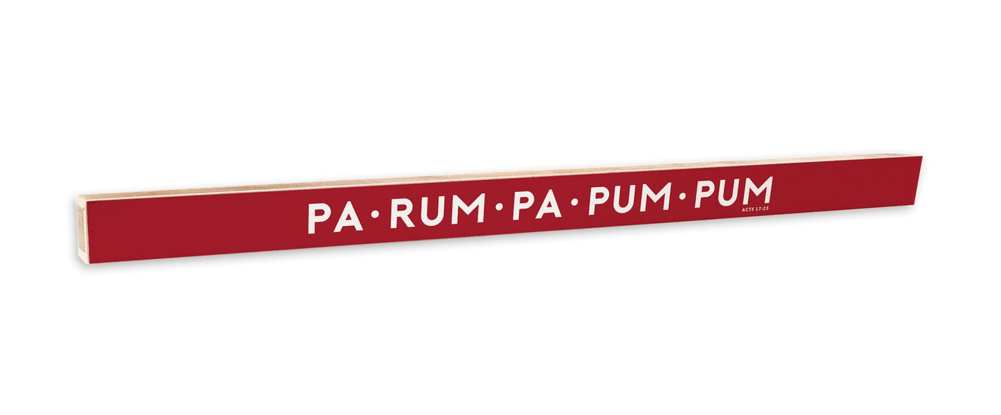 Pa Rum Pa Pum Pum Wood Block