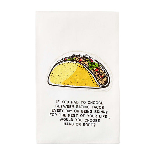 TACO APPLIQUED TOWEL