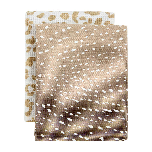 FAWN LEAOPARD TOWEL SET