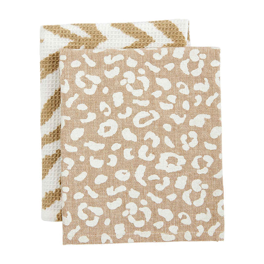 LEAOPARD ZEBRA TOWEL SET
