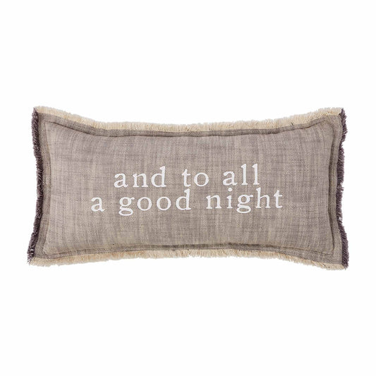 TO ALL A GOOD NIGHT PILLOW