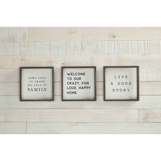 GOOD BLACK PAPER PLAQUE