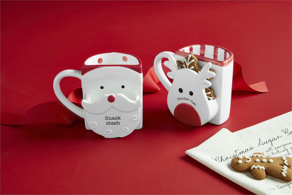 Snack Stash Pocket Mug - Santa