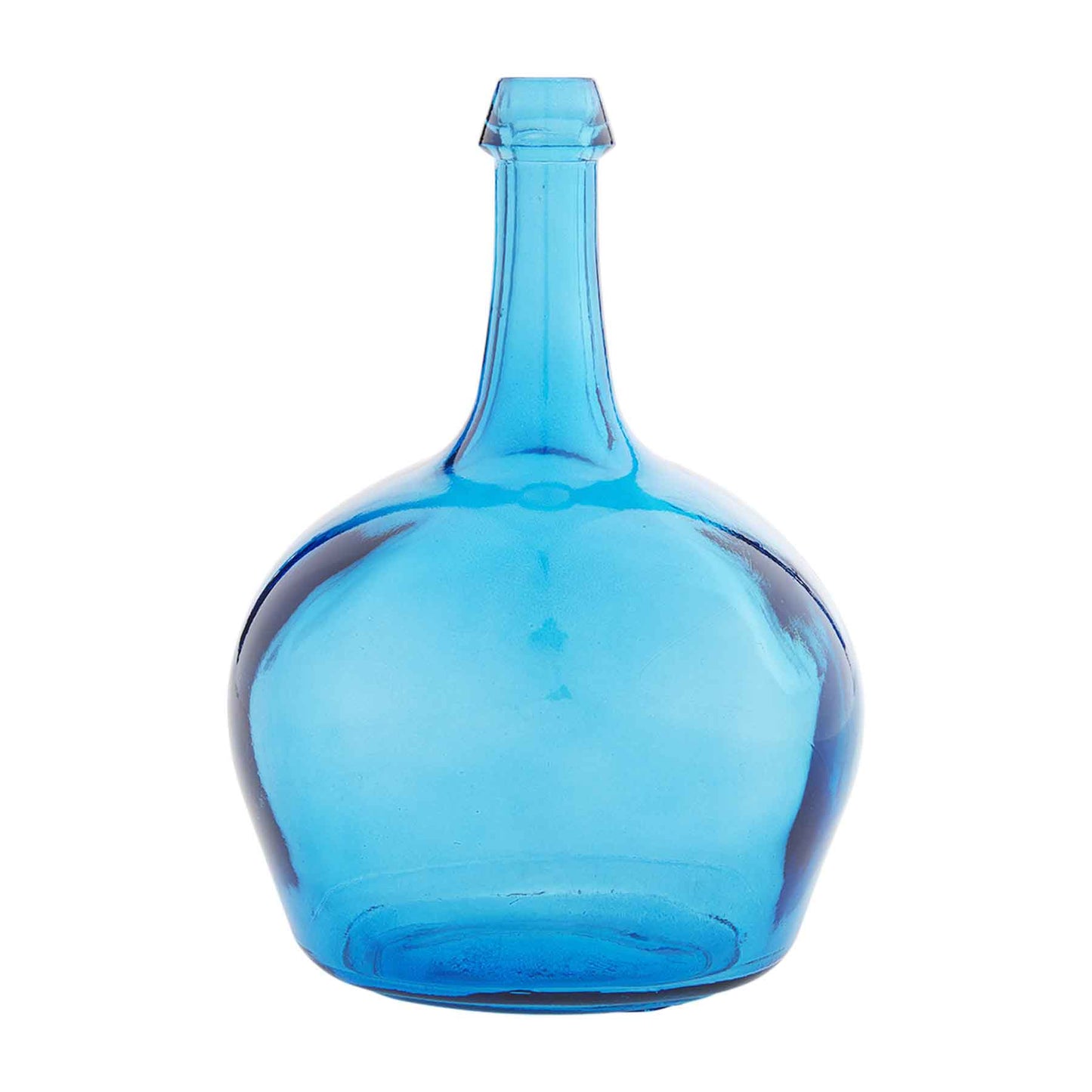BOTTLENECK GLASS VASES - Blue