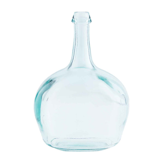BOTTLENECK GLASS VASES - Clear