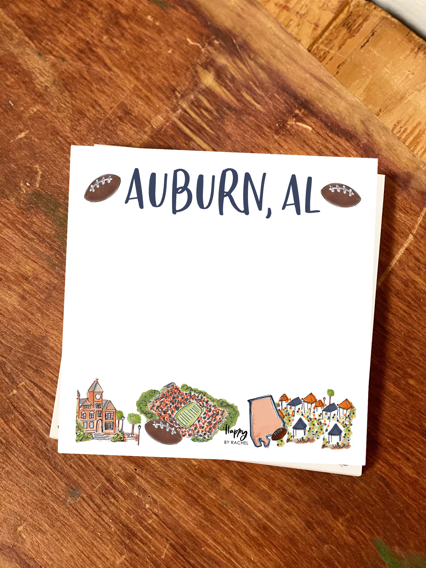 Auburn Chunky Notepad-Stationery Writing Pad-100 Pages