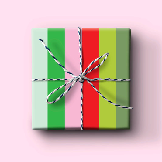 Wrapping Paper - Colorful Stripe