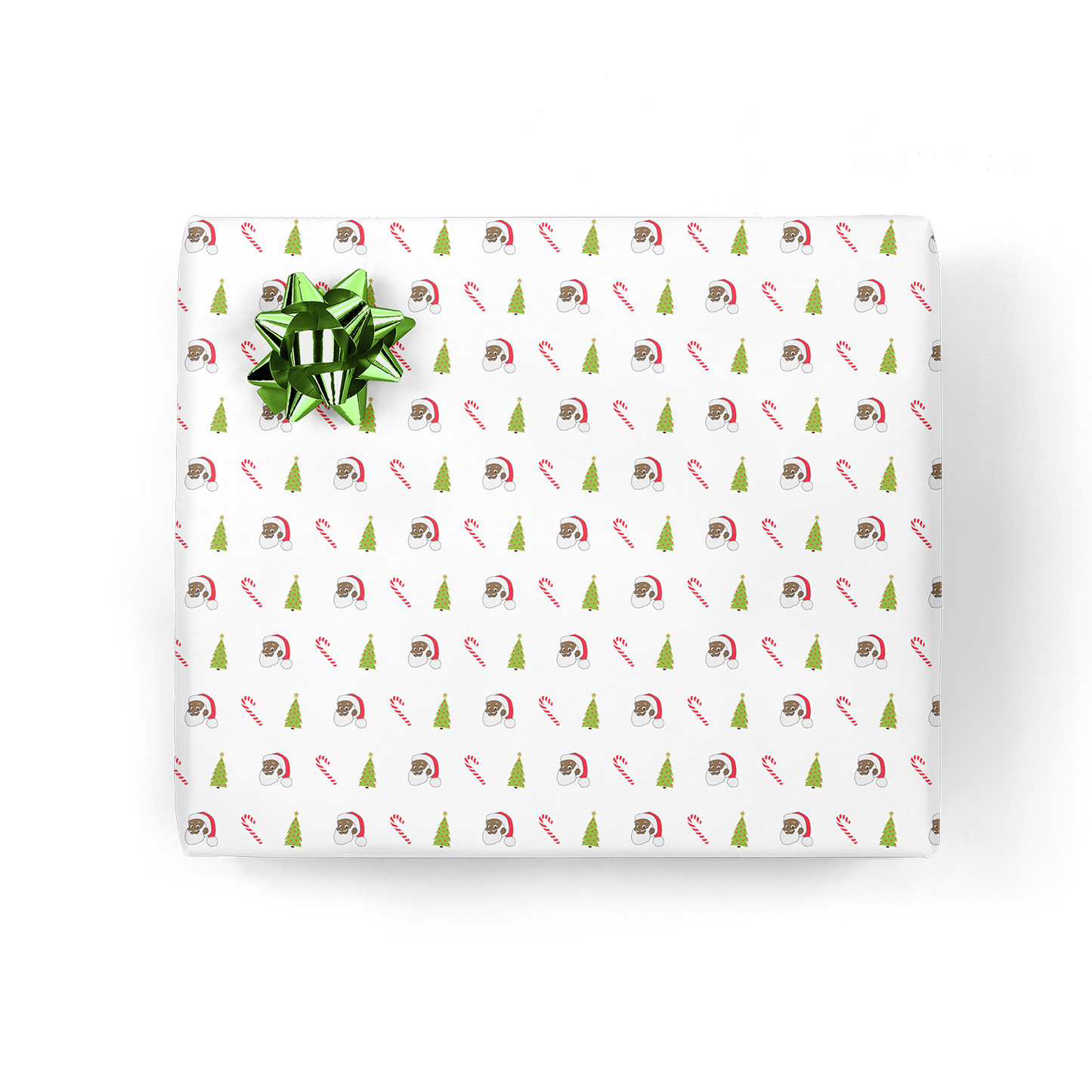Clarence Claus™ Candy Canes and Trees Gift Wrap