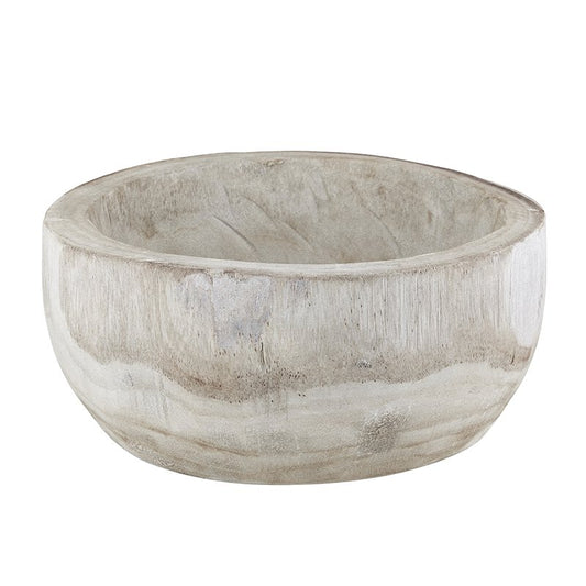 Paulownia Wood  Bowl - Charcoal